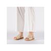 Rieker Knitted Wedge Slingback Sandal - Cream Combi